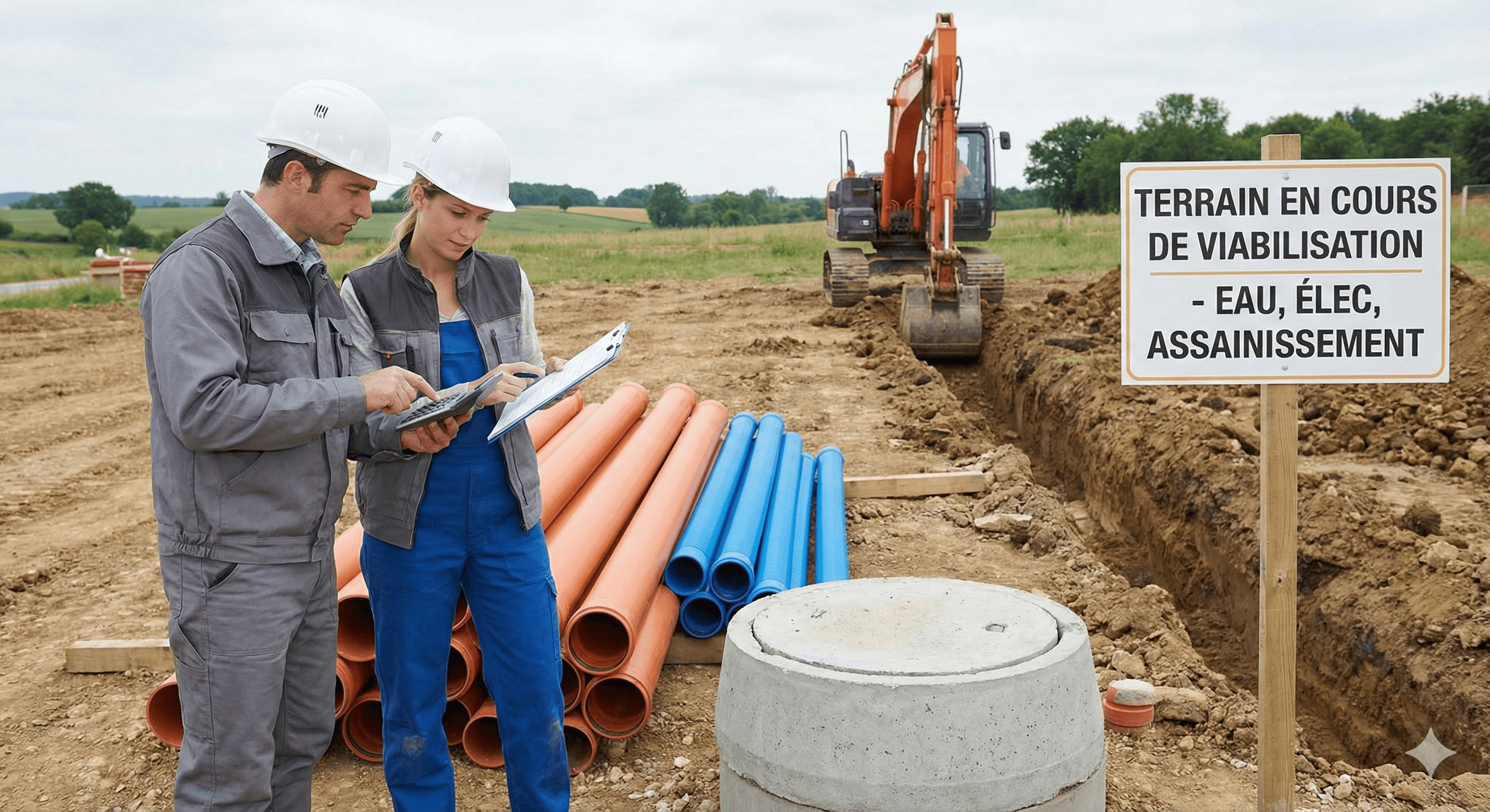 Viabilisation du terrain : Combien ça coûte ?